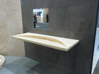 Vasque longueur 140 cm, pierre de Massangis